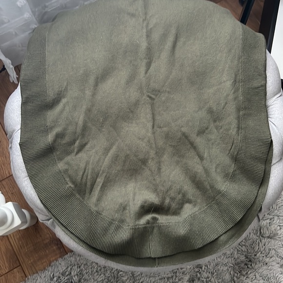 Express Green Strappy Open Back Sweater - Picture 2 of 6